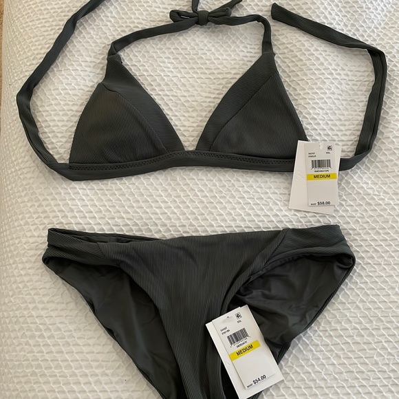 BECCA Other - BRAND NEW with tags BECCA bikini. Olive green, size M